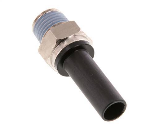 10mm x R1/4'' insteekfitting Messing/PA 66 Buitendraad NBR [2 Stuks]