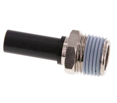 12mm x R1/4'' insteekfitting Messing/PA 66 Buitendraad NBR [2 Stuks]