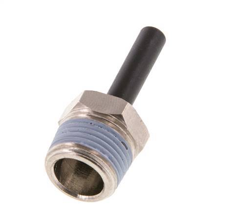 6mm x R3/8'' insteekfitting Messing/PA 66 buitendraad NBR [5 Stuks]