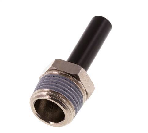 8mm x R3/8'' insteekfitting Messing/PA 66 buitendraad NBR [5 Stuks]