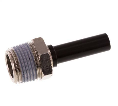 8mm x R3/8'' insteekfitting Messing/PA 66 buitendraad NBR [5 Stuks]