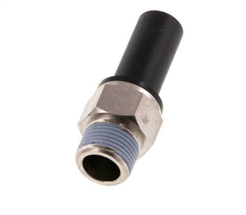 14mm x R3/8'' insteekfitting Messing/PA 66 Buitendraad NBR [2 Stuks]