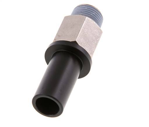 16mm x R3/8'' insteekfitting Messing/PA 66 Buitendraad NBR [2 Stuks]
