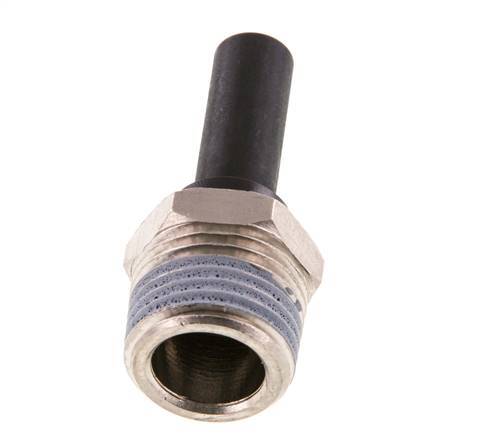 10mm x R1/2'' insteekfitting Messing/PA 66 Buitendraad NBR [2 Stuks]