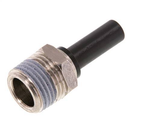 10mm x R1/2'' insteekfitting Messing/PA 66 Buitendraad NBR [2 Stuks]