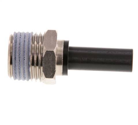 10mm x R1/2'' insteekfitting Messing/PA 66 Buitendraad NBR [2 Stuks]