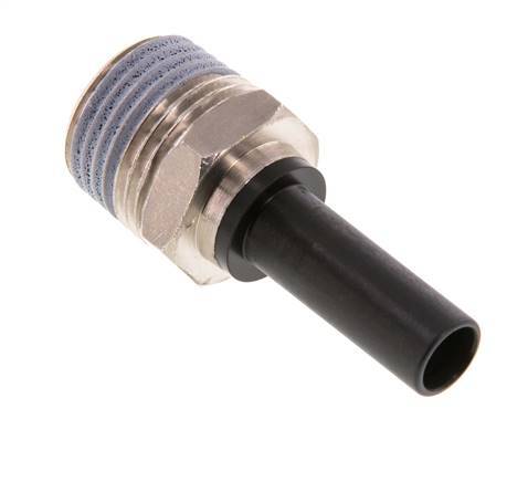 10mm x R1/2'' insteekfitting Messing/PA 66 Buitendraad NBR [2 Stuks]