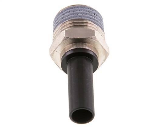 10mm x R1/2'' insteekfitting Messing/PA 66 Buitendraad NBR [2 Stuks]