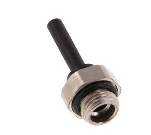 4mm x G1/8'' Plug-in Fitting with Male Threads Brass/PA 66 NBR [5 Pieces]
