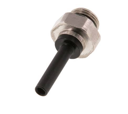 4mm x G1/8'' insteekfitting Messing/PA 66 buitendraad NBR [5 Stuks]