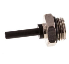 4mm x G1/4'' insteekfitting Messing/PA 66 buitendraad NBR [5 Stuks]