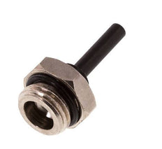 4mm x G1/4'' insteekfitting Messing/PA 66 buitendraad NBR [5 Stuks]