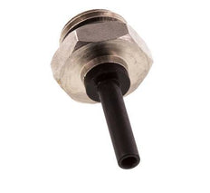 4mm x G1/4'' insteekfitting Messing/PA 66 buitendraad NBR [5 Stuks]