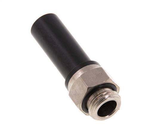 12mm x G1/4'' insteekfitting Messing/PA 66 Buitendraad NBR [2 Stuks]