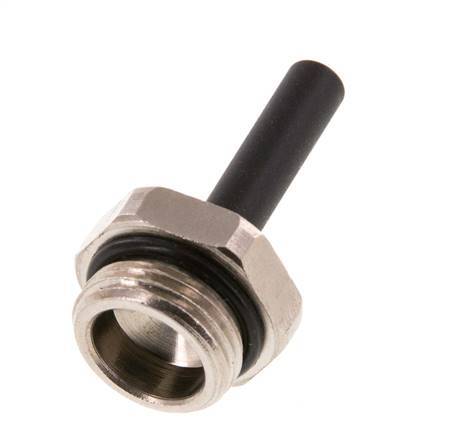 6mm x G3/8'' insteekfitting Messing/PA 66 Buitendraad NBR [2 Stuks]