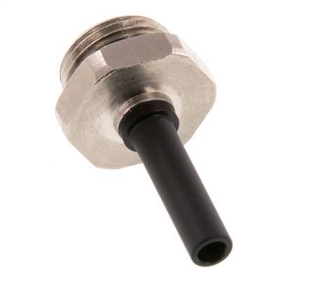 6mm x G3/8'' insteekfitting Messing/PA 66 Buitendraad NBR [2 Stuks]