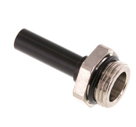 8mm x G3/8'' insteekfitting Messing/PA 66 Buitendraad NBR [2 Stuks]