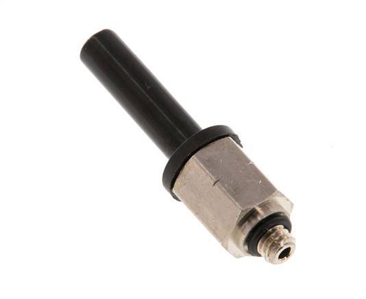 6mm x UNF 10-32 insteekfitting Messing/PA 66 NBR [5 Stuks]