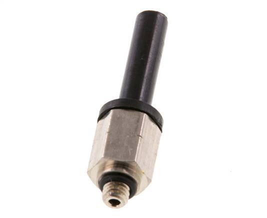 6mm x UNF 10-32 insteekfitting Messing/PA 66 NBR [5 Stuks]
