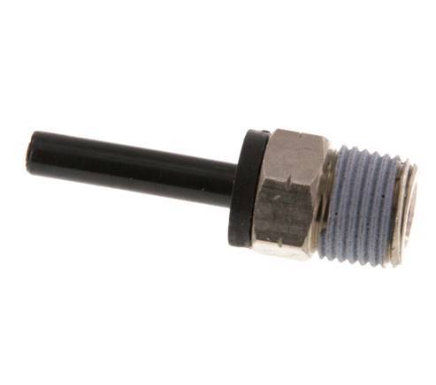4mm x 1/8'' NPT insteekfitting Messing/PA 66 Buitendraad NBR [2 Stuks]