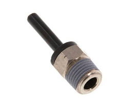 4mm x 1/8'' NPT insteekfitting Messing/PA 66 Buitendraad NBR [2 Stuks]