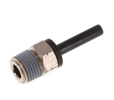 4mm x 1/8'' NPT insteekfitting Messing/PA 66 Buitendraad NBR [2 Stuks]