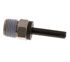 4mm x 1/8'' NPT insteekfitting Messing/PA 66 Buitendraad NBR [2 Stuks]