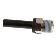 6mm x 1/8'' NPT Plug-in Fitting with Male Threads Brass/PA 66 NBR [2 Pieces]
