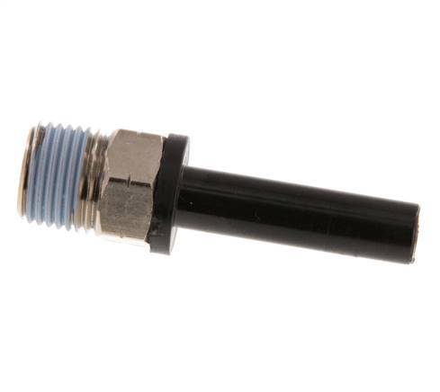 6mm x 1/8'' NPT insteekfitting Messing/PA 66 Buitendraad NBR [2 Stuks]