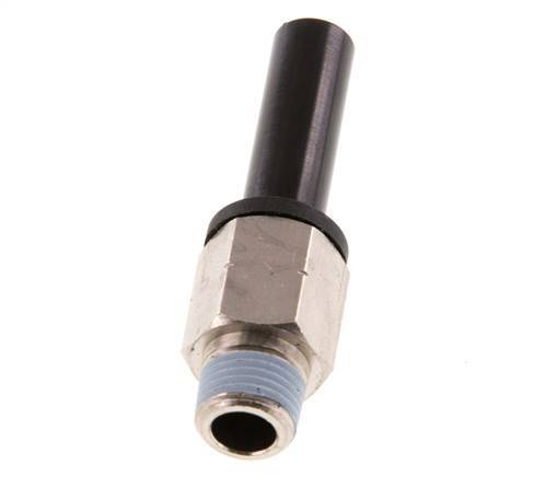 8mm x 1/8'' NPT insteekfitting Messing/PA 66 Buitendraad NBR [2 Stuks]