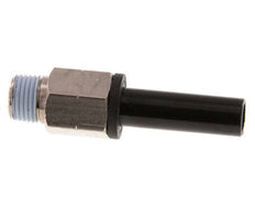 8mm x 1/8'' NPT insteekfitting Messing/PA 66 Buitendraad NBR [2 Stuks]