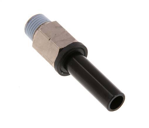 8mm x 1/8'' NPT insteekfitting Messing/PA 66 Buitendraad NBR [2 Stuks]
