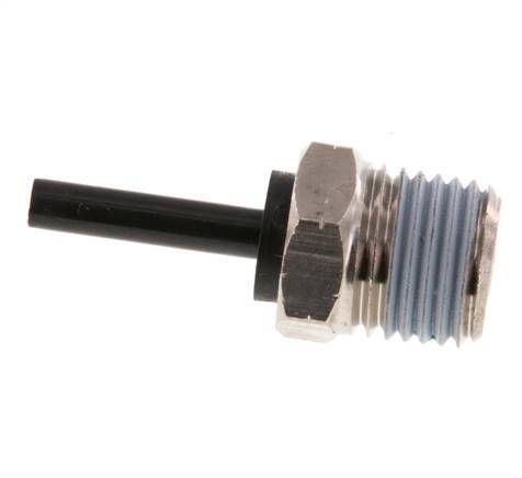 4mm x 1/4'' NPT insteekfitting Messing/PA 66 Buitendraad NBR [2 Stuks]