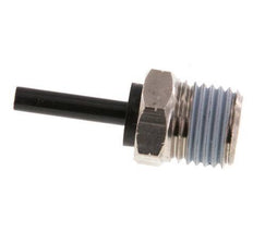 4mm x 1/4'' NPT insteekfitting Messing/PA 66 Buitendraad NBR [2 Stuks]