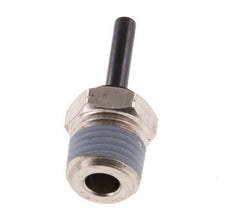 4mm x 1/4'' NPT insteekfitting Messing/PA 66 Buitendraad NBR [2 Stuks]