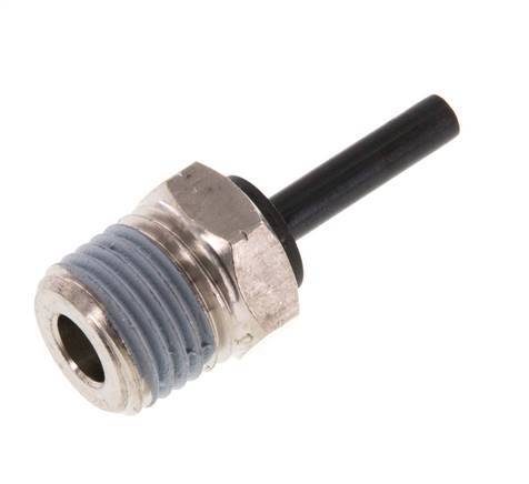 4mm x 1/4'' NPT insteekfitting Messing/PA 66 Buitendraad NBR [2 Stuks]