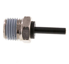 4mm x 1/4'' NPT insteekfitting Messing/PA 66 Buitendraad NBR [2 Stuks]