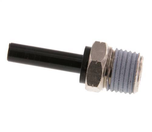 6mm x 1/4'' NPT insteekfitting Messing/PA 66 Buitendraad NBR [2 Stuks]