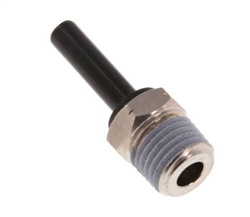 6mm x 1/4'' NPT insteekfitting Messing/PA 66 Buitendraad NBR [2 Stuks]