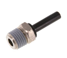 6mm x 1/4'' NPT insteekfitting Messing/PA 66 Buitendraad NBR [2 Stuks]