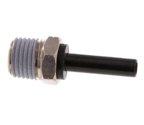 6mm x 1/4'' NPT insteekfitting Messing/PA 66 Buitendraad NBR [2 Stuks]