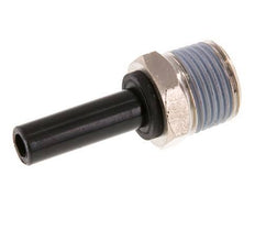 8mm x 3/8'' NPT insteekfitting Messing/PA 66 Buitendraad NBR [2 Stuks]
