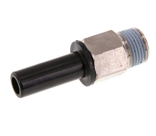 12mm x 3/8'' NPT insteekfitting Messing/PA 66 Buitendraad NBR [2 Stuks]