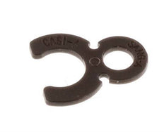 4 mm vergrendelingsclips voor insteekfittingen [50 Stuks]