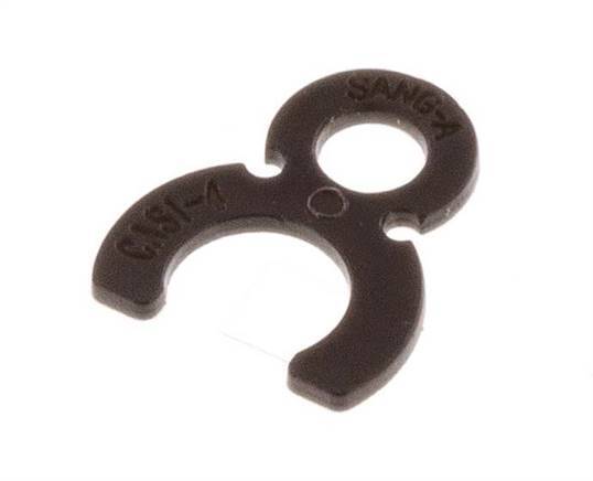 4 mm vergrendelingsclips voor insteekfittingen [50 Stuks]