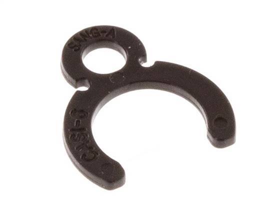 6 mm vergrendelingsclips voor insteekfittingen [50 Stuks]