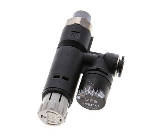 Pneumatische Drukregelaar 6mm - R1/8'' met manometer