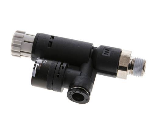 Pneumatische Drukregelaar 6mm - R1/8'' met manometer