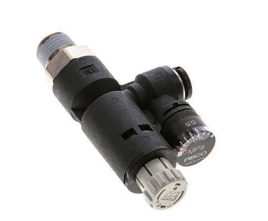 Pneumatische Drukregelaar 6mm - R1/4'' met manometer
