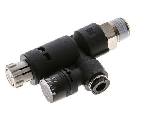 Pneumatische Drukregelaar 6mm - R1/4'' met manometer